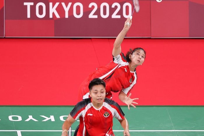 Greysia/Apriyani berhasil raih emas di Olimpiade Tokyo 2020.