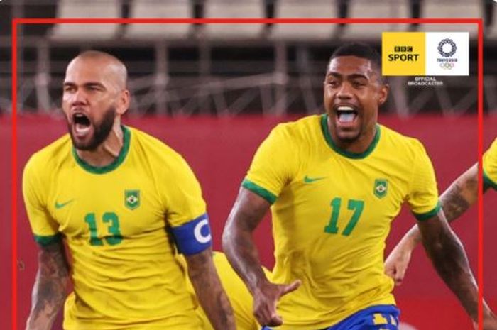 Duel kapten nyaris 40 tahun tamat, Dani Alves menuju medali emas perdana di Olimpiade Tokyo 2020.