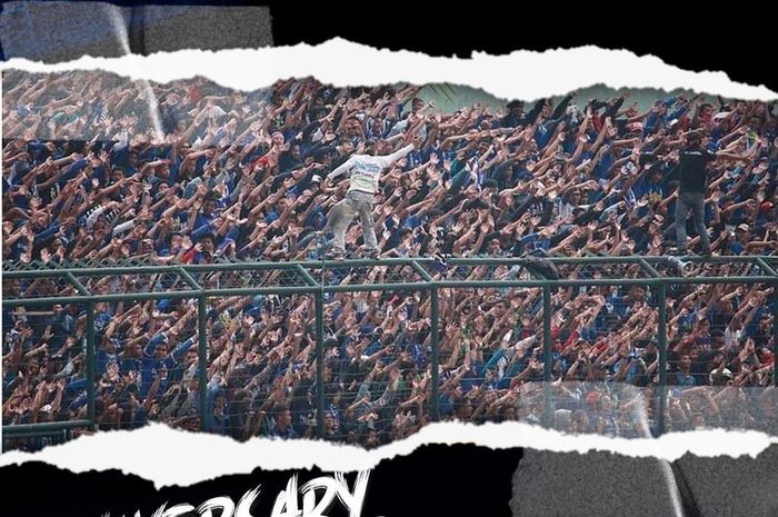 Kelompok pendukung Persib Bandung, Bomber tengah merayakan ulang tahunnya yang ke-20.