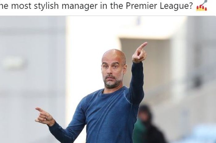 Pelatih Manchester City, Pep Guardiola.