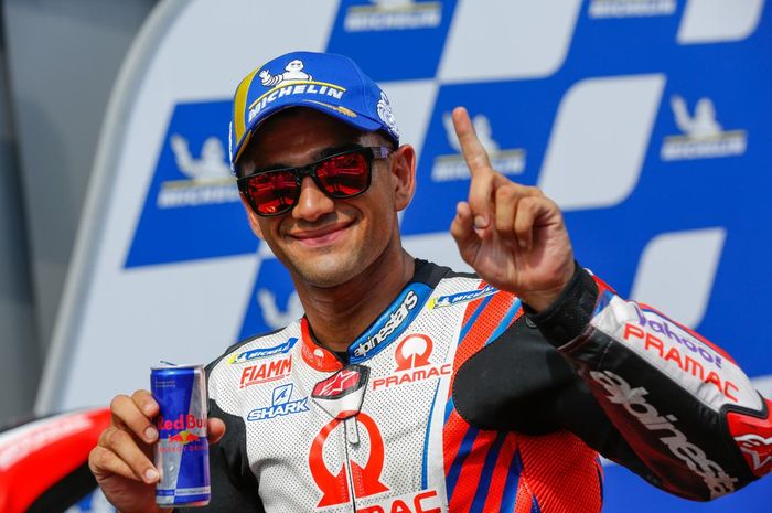 Pembalap Pramac Racing, Jorge Martin, seusai kualifikasi MotoGP Styria 2021 di Red Bull Ring, Sabtu (7/8/2021).