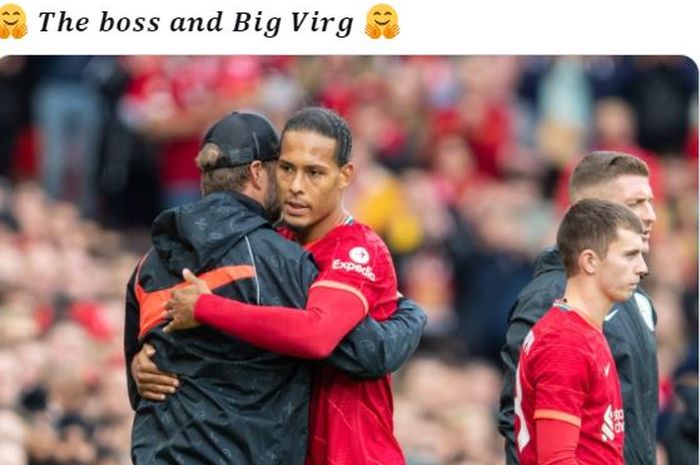 Bek Liverpool, Virgil van Dijk, mengakui bahwa dirinya sempat ingin meneteskan air mata akibat dari satu sikap dari Juergen Klopp.
