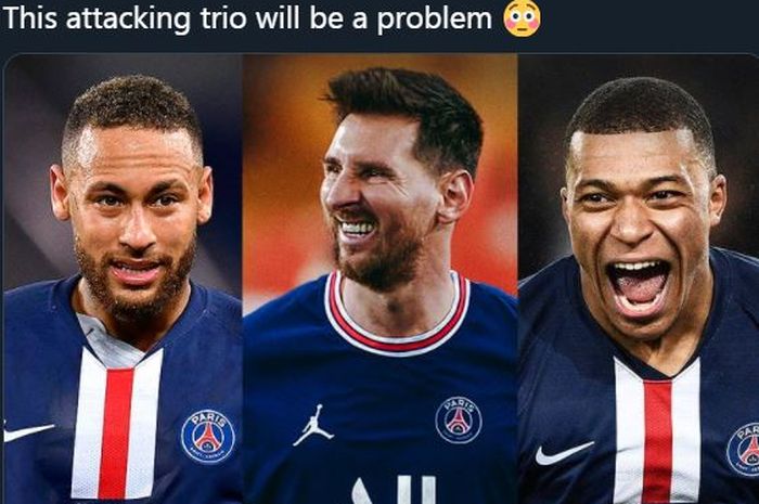 Lionel Messi memberikan responnya soal kesempatan bermain bersama Neymar dan Kylian Mbappe di Paris Saint-Germaint serta membentuk trio eminem. 