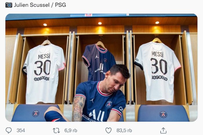 Lionel Messi siap debut untuk Paris Saint-Germain di Liga Prancis 2021-2022.