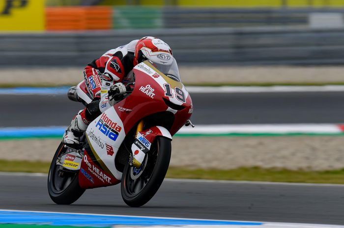 Andi Gilang belum bisa berbuat banyak di FP2 Moto3 Austria 2021 akibat hujan 