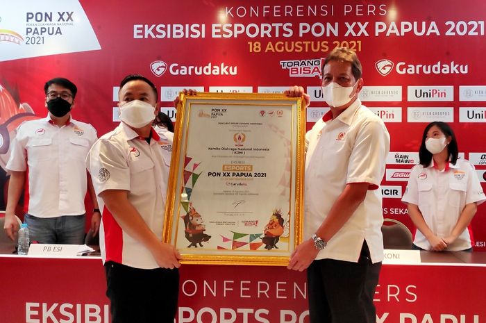 Press conference PON XX Papua 2022 Esports Exhibition