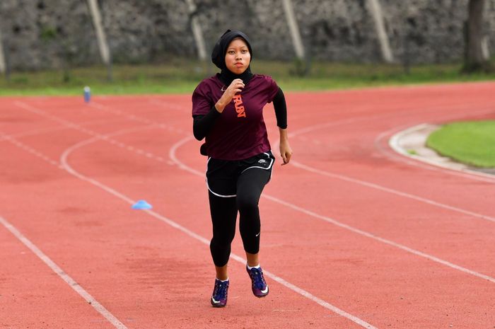 Atlet para atletik putri Indonesia, Karisma Evi Tiarani.