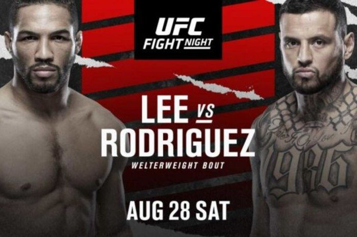 Poster duel Kevin Lee vs Daniel Rodriguez di UFC Vegas 35.