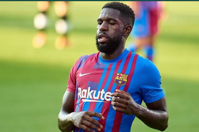 Bek tengah Barcelona asal Prancis, Samuel Umtiti.