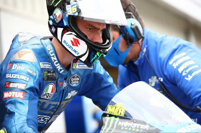 Pembalap Suzuki Ecstar, Joan Mir di MotoGP Inggris 2021