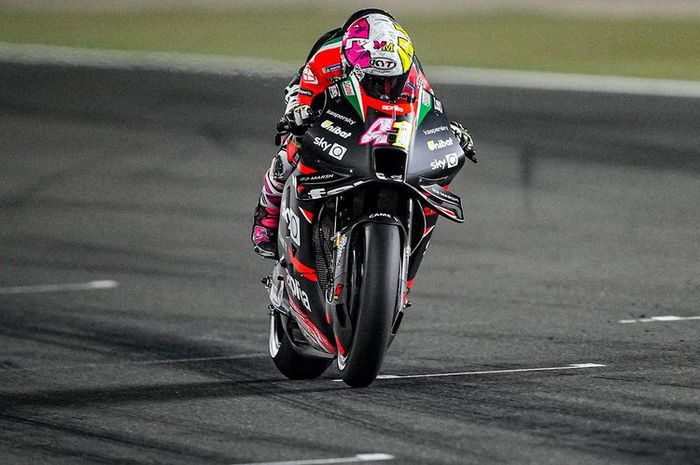 Aleix Espargaro saat balapan di MotoGP Qatar 2021 (Dok. Aprilia) 