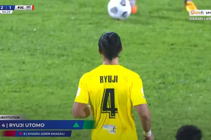 Pemain Indonesia, Ryuji Utomo melakukan comebacknya usai mengalami cedera bersama Penang FC saat mengalahkan PJ City FC 2-1 Minggu (29/8/2021).