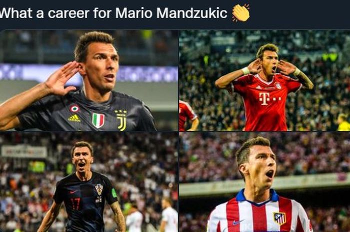 Mario Mandzukic memutuskan pensiun sebagai pesepak bola.