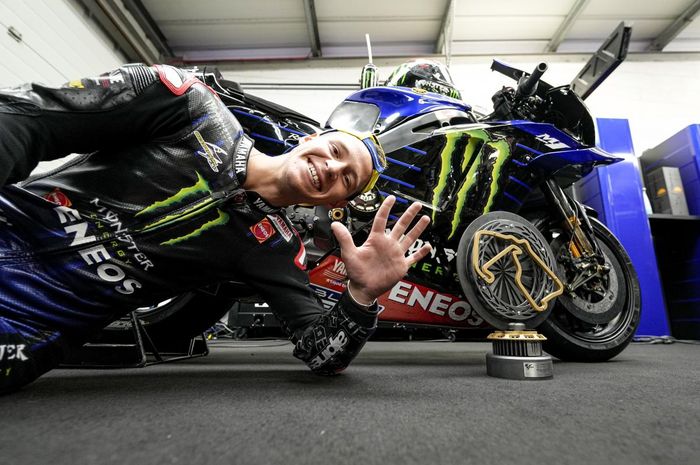 Jelang MotoGP Aragon 2021, pembalap Monster Energy Yamaha MotoGP Fabio Quartararo bocorin rahasia bisa jadi juara.