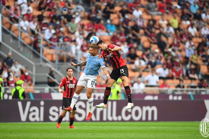 AC Milan unggul 1-0 atas Lazio di babak pertama berkat Rafael Leao.
