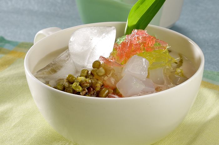 Es puding kacang hijau.