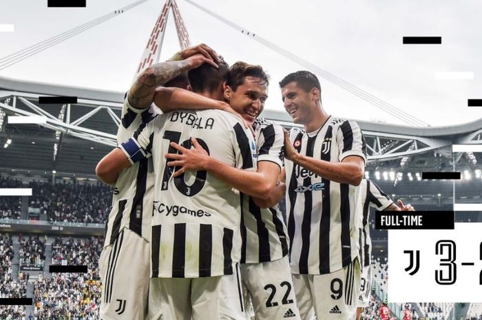 Juventus mengalahkan Sampdoria pada lanjutan Liga Italia di Allianz Stadium Turin, 26 September 2021.