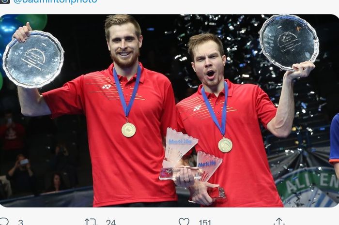 Pasangan ganda putra juara All England 2016, Vladimir Ivanov/Ivan Sozono, menjadi andalan Rusia untuk mencuri poin saat menghadapi Indonesia pada laga pertama Sudirman Cup 2021.