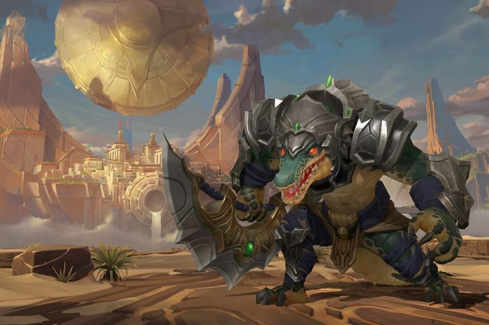 Champion named Renekton in League of Legends: Wild Rift