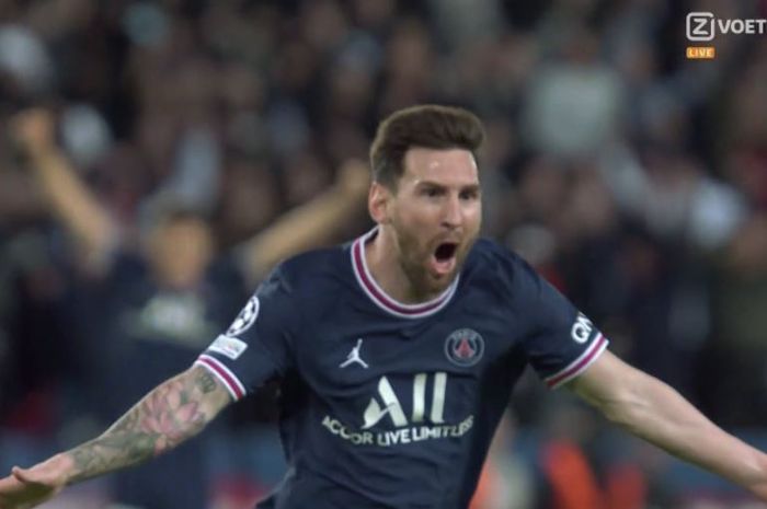 Megabintang timnas Argentina yang memperkuat klub Paris Saint-Germain, Lionel Messi.