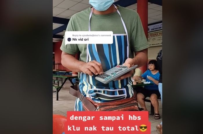 Viral Di Tiktok Skill Fast Hand Pedagang Hitung Cepat Pake Kalkulator Harga Pesanan Pembeli Hai