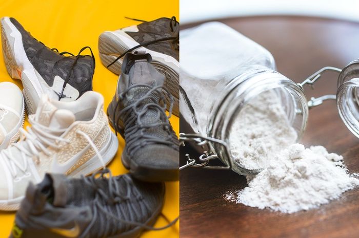 Begini cara membersihkan sepatu dengan baking soda