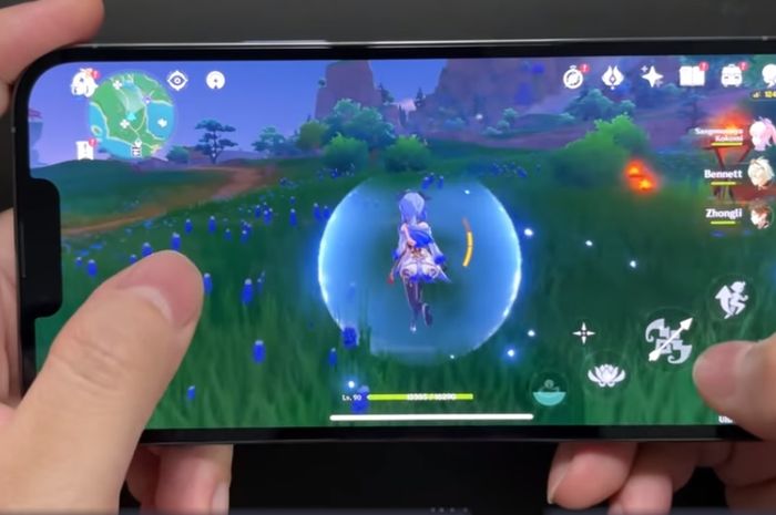 Play Genshin Impact on iPhone 13 Pro Max