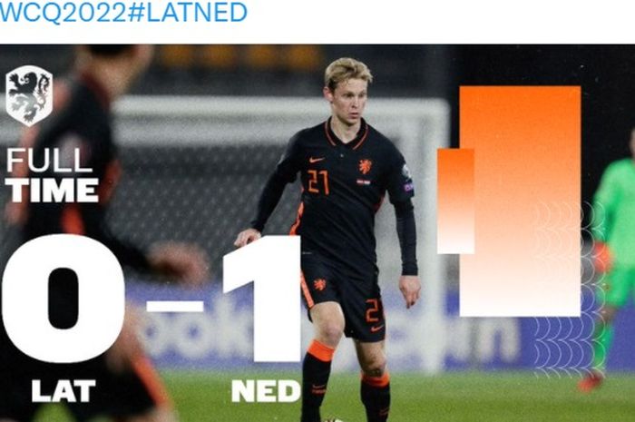 Meskipun Memphis Depay mandul, timnas Belanda mampu unggul tipis atas timnas Latvia dalam partai Kualifikasi Piala Dunia 2022 Grup G Zona Eropa.