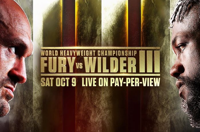 Tyson Fury vs Deontay Wilder III berlangsung pada Sabtu (9/10/2021) di T-Mobile Arena, Las Vegas.