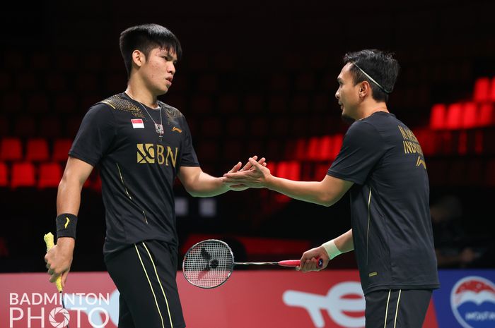 Mohammad Ahsan/Daniel Marthin di Thomas Cup 2020.