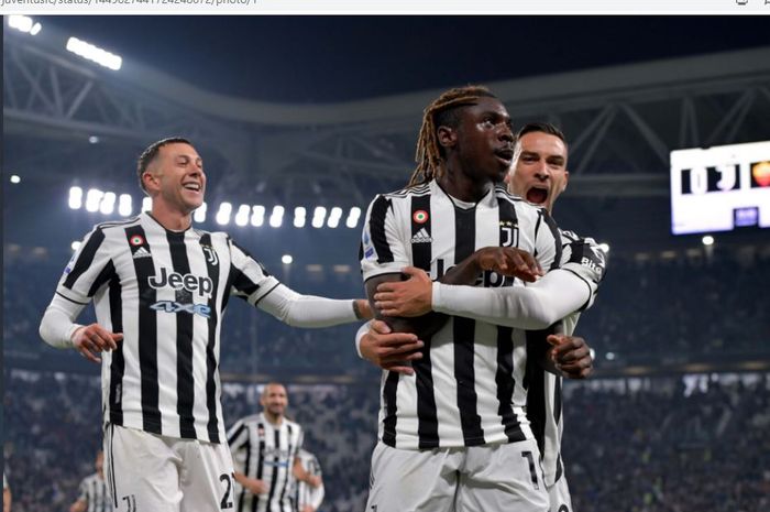 Juventus berhasil menang tipis atas AS Roma di kandang dan naik tiga posisi ke posisi ketujuh klasemen sementara Liga Italia 2021-2022.