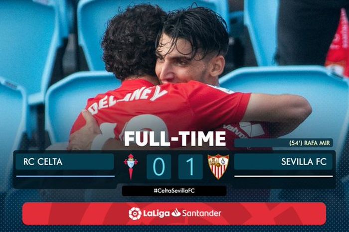  Sevilla berhasil menyalip Atletico, sementara Barcelona mendekati zona Eropa pada klasemen sementara Liga Spanyol 2021-2022. 