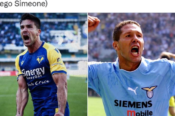 Anak pelatih Atletico Madrid Diego Simeone, Giovanni Simeone, tampil menggila dan menjadi mimpi buruk bagi mantan tim sang ayah di Liga Italia.