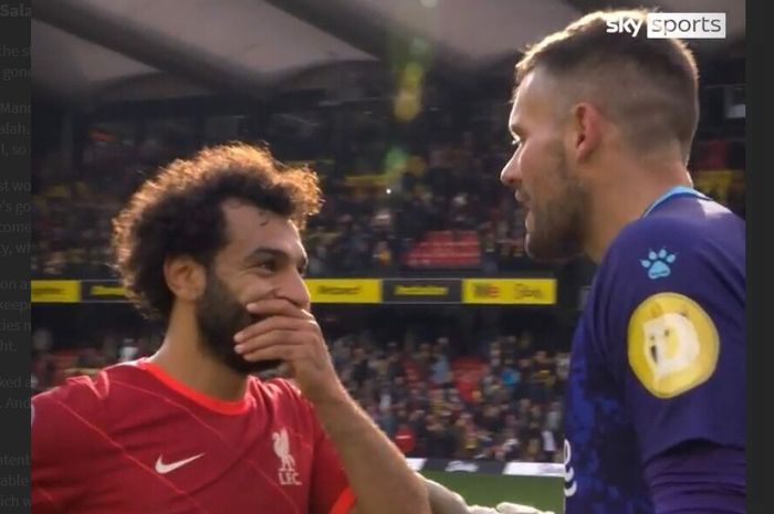 Eks kiper Manchester United, Ben Foster, yakin Mohamed Salah adalah pemain terbaik dunia usai mengobrol di akhir laga antara Liverpool dan Watford.