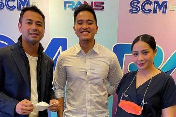 Raffi Ahmad, Kaesang Pangarep, dan Nagita Slavina