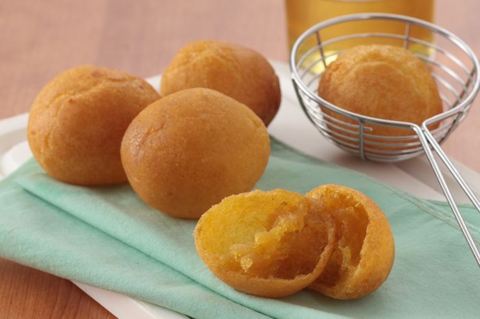 Enak untuk Jadi Camilan, Coba Biki Resep Bolabola Ubi Goreng Crispy