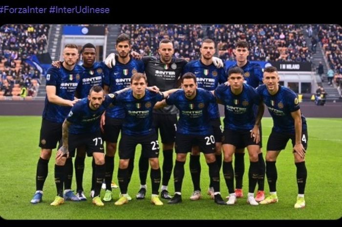 Starting XI Inter Milan melawan Udinese di Liga Italia