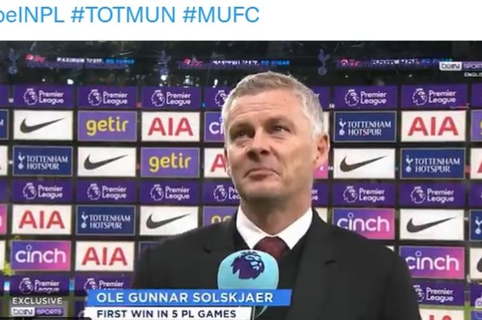 Komentar Pelatih Tottenham vs Manchester United
