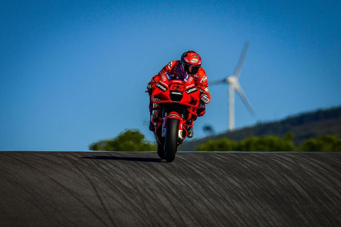 Pembalap MotoGP asal Italia, Francesco Bagnaia.