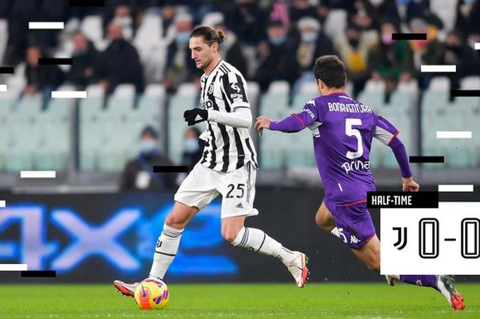  Juventus seolah lupa cara menembak ke gawang dalam babak pertama kontra Fiorentina yang berakhir dengan skor kacamata. 