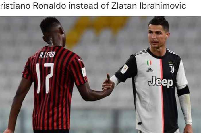 Kalimat soal Cristiano Ronaldo dan Zlatan Ibrahimovic tuai kontroversi, Rafael Leao beri klarifikasi.