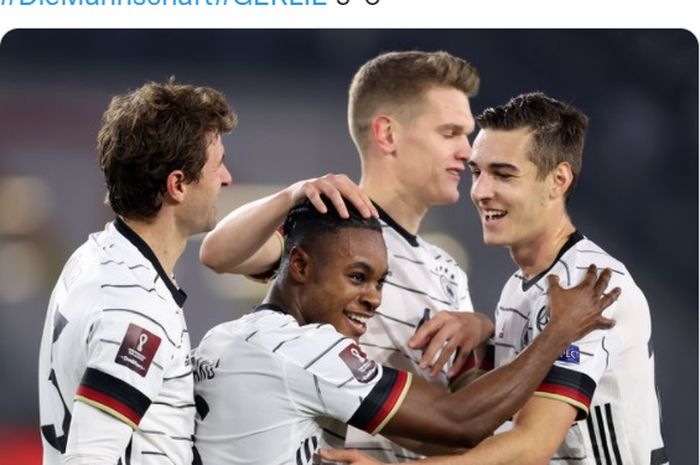 Timnas Jerman menjamu timnas Liechtenstein dalam laga Kualifikasi Piala Dunia 2022 Zona Eropa di Volkswagen Arena pada Kamis (11/11/2021) waktu setempat atau Jumat dini hari WIB