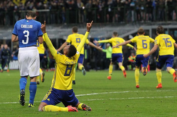Italia gagal lolos ke Piala Dunia 2018 setelah kalah agregat 0-1 dari Swedia di babak play-off kualifikasi zona Eropa. 