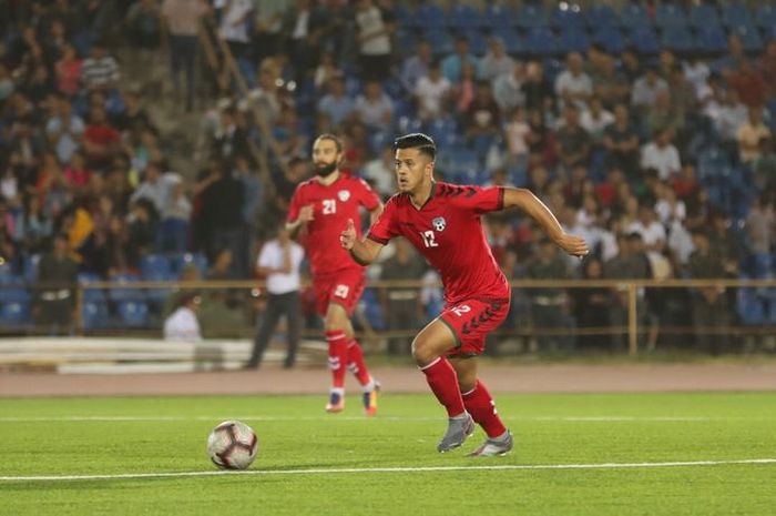 Bek timnas Afghanistan, Najim Haidary, tak sabar ingin menghadapi timnas Indonesia.