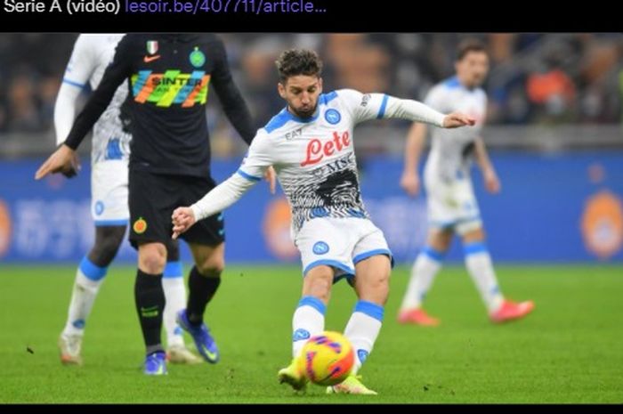 Penyerang Napoli, Dries Mertens