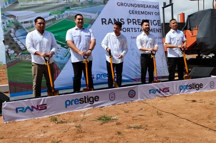 Raffi Ahmad dan Rudy Salim akan membangun stadion mewah untuk RANS Cilegon FC