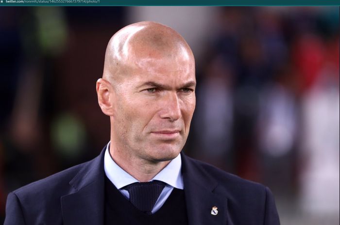 Eks pelatih Real Madrid, Zinedine Zidane dijagokan menjadi pelatih Paris Saint-Germain.