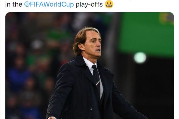 Dirumorkan dengan Manchester United, Roberto Mancini lebih berfokus membawa timnas Italia ke Piala Dunia 2022.