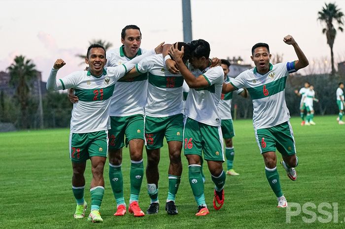 Para pemain Timnas Indonesia untuk Piala AFF 2020.
