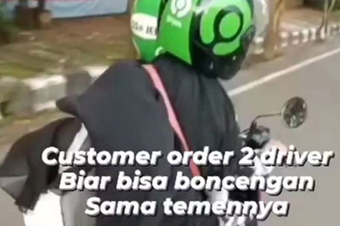 Aksi 2 Cewek Berhijab 'Bajak' Motor Ojol, Drivernya Jadi Pasrah - Otofemale